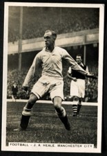 Tobacco Card, Senior Service, SPORTING EVENTS & STARS,1935,JA Heale,Man City,#62