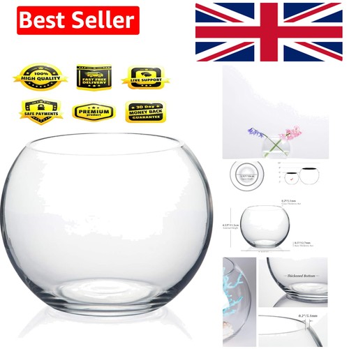 Wgv inch clear bubble glass - 6-inch,