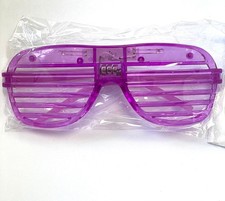 LED SHUTTER SHADES, FLASHING GLASSES, RAVE, UV PARTY, LMFAO, CLUBBING LIGHT UP