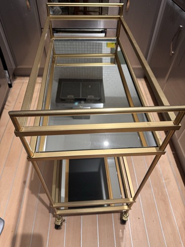 West elm terrace bar cart - elm,,