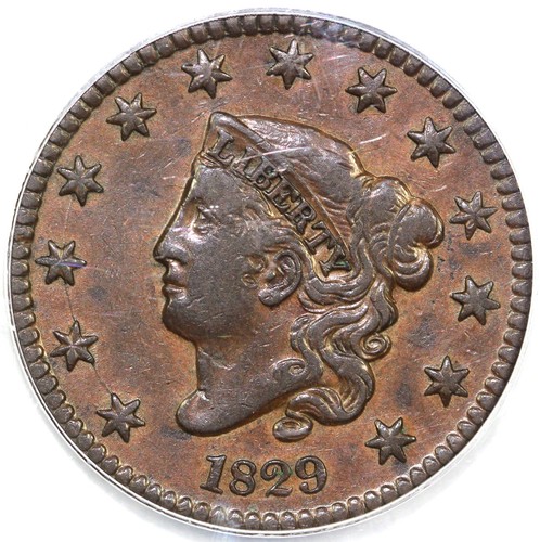 1829 coronet or matron - 1829, n-2