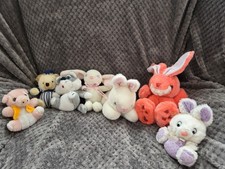 Bundle Of Retro Kawaii Style Mini Soft Toy Plushies
