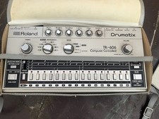 Roland TR-606 Drumatix Drum Machine with Original Carry Case & Instructions