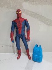 MARVEL AMAZING SPIDERMAN TOY ACTION FIGURE HASBRO TALKING BACKPACK 2012 POSEABLE