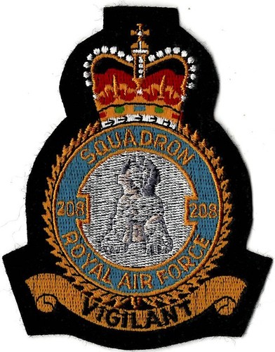 Royal air force 208th squadron - air,