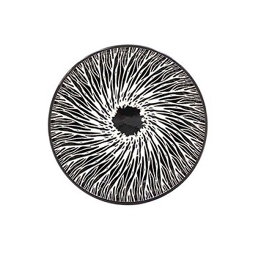 Rice bowl black fine china - black,