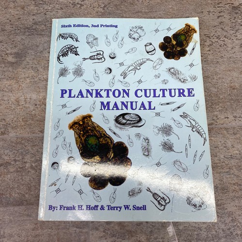 Plankton culture manual book - culture,