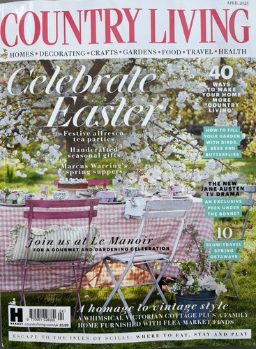 Country living magazine april - country,