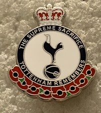 collectable Tottenham Supporter Enamel Badge Wear Proud - Spurs Remembers