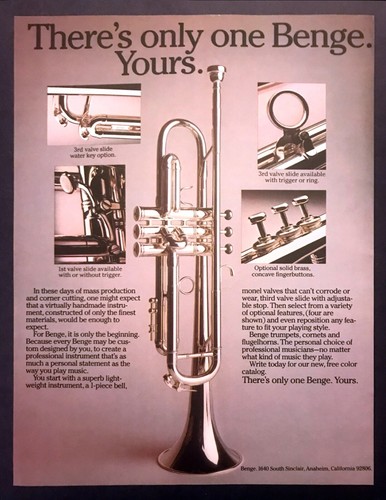 1979 benge trumpet - 1979,