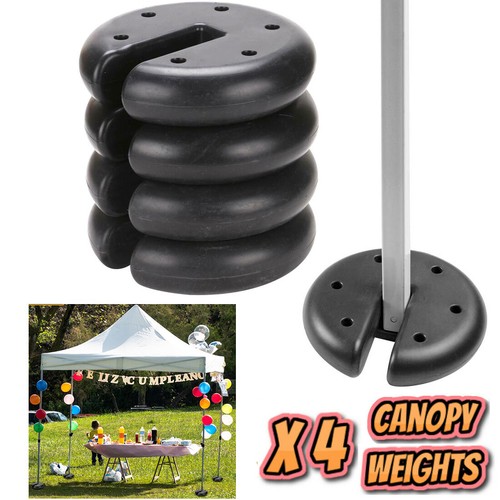 Round canopy tent leg weights - round,