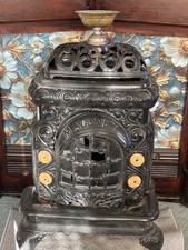antique cast iron parlor stove
