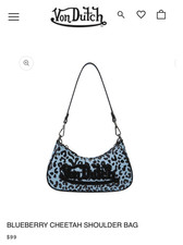 Von Dutch Blue & Black Cheetah