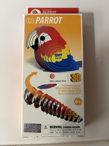 Eugy parrot model - eugy, craft