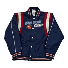 Piston Cup Disney Varsity Jacket - Medium Red Cotton