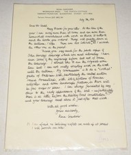 Hand-written letter by Rena