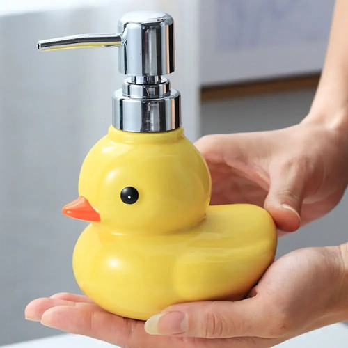 Ceramic yellow duck - ceramic,