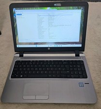 HP ProBook 450 G3 Laptop 15.6 I5-6200U Windows 11Pro 12GB RAM 466GBHDD 128GB SSD