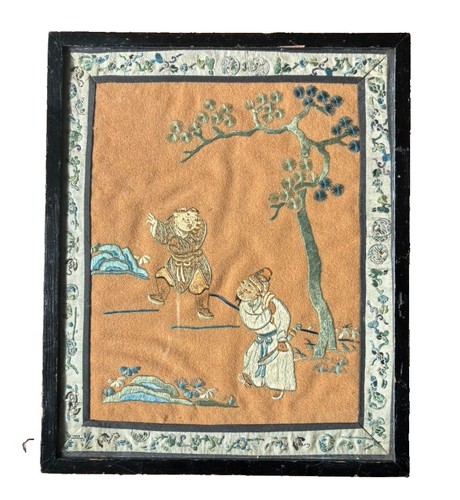 Antique chinese silk - antique,