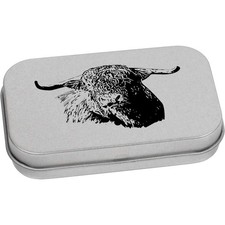 'Highland Cattle' Metal Hinged