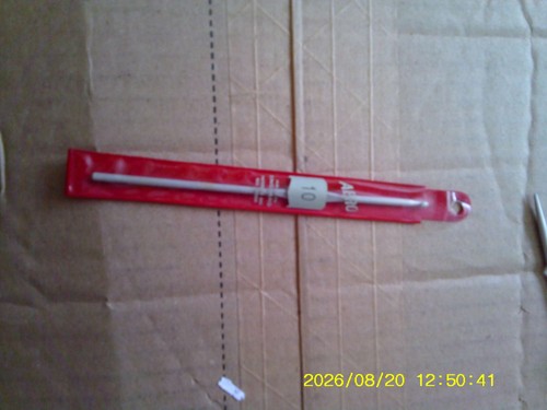 Metal crochet hook - metal, size