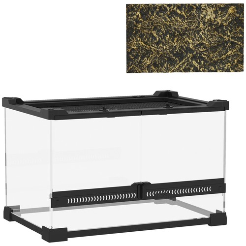 Pawhut reptile glass terrarium - pawhut,