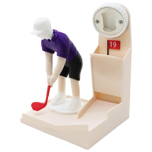Bottle opener golf themed - bottle,