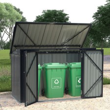 Outdoor Steel Garbage Bin