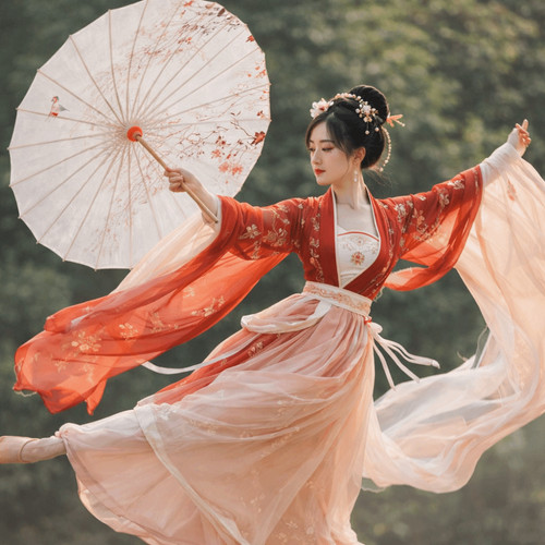 Silk umbrella asian rainproof - asian,