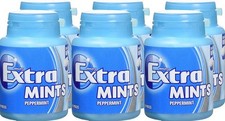 Wrigley Extra Sugar-free Mints 6 Pack | Peppermint | 70 Pieces Per Tub