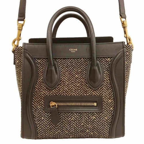 Celine luggage nano - 2way, tweed