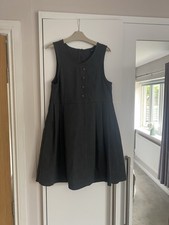 Grey School Pinafore Dress -