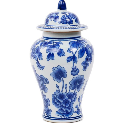 Blue and white - jar, with