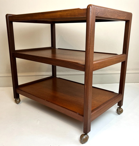 Vintage mid century teak tea - mid,