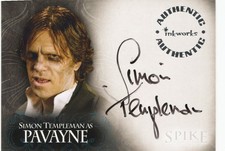 Spike The Complete Story Inkworks 2005 Auto Autograph A10 Simon Templeman