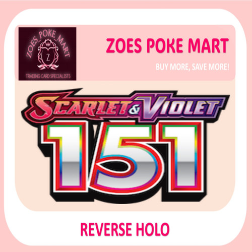 Pokemon 151 reverse holo - reverse,