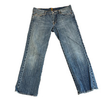 Womens Cropped Bootcut Jeans