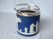 ANTIQUE EDWARDIAN WEDGWOOD BISCUIT BARREL, CIRCA 1900 & IN GREAT CONDITION.