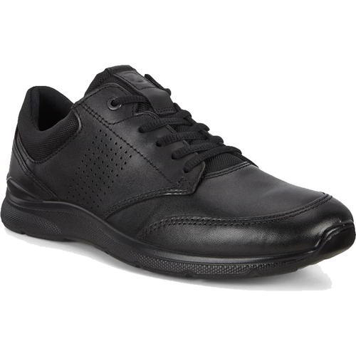Ecco irving mens - black, leather