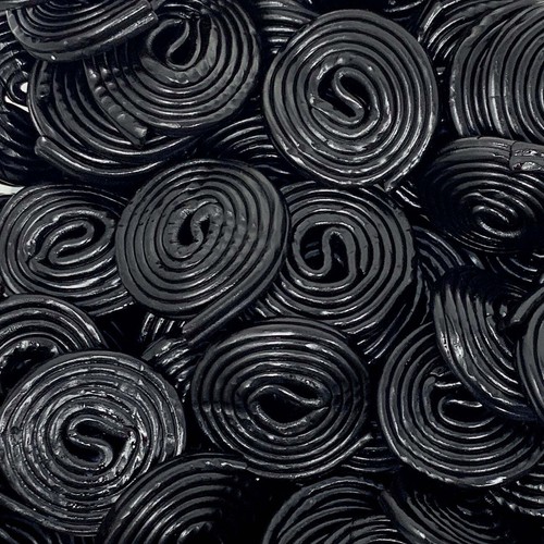 Liquorice wheels retro sweets - wheels,