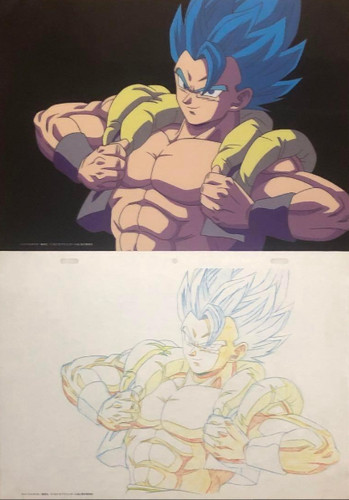Dragon ball gogeta art - dragon, sheet