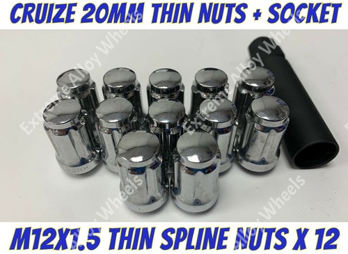 Alloy wheel nuts spline 20mm - spline,