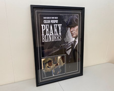 Cillian Murphy Peaky Blinders Hand Signed Photo Mount Display