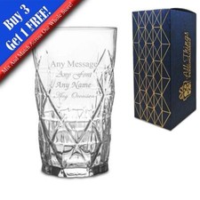Personalised Engraved Keops Hiball Gin Cocktail Glass with Gift Box
