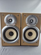 Kenwood LS-M33-S  Hi-Fi stereo Sound System Bookends Speakers Tested & working