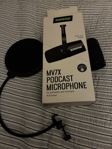 Shure mv7x microphone - shure, pop
