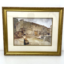 Sir William Russell Flint Framed Print 'The unexpected Spaniard' 52.5 x 44 cm