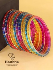Rain Drop Glass Bangles for