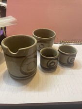 4pieces Abaty  Hand Thrown