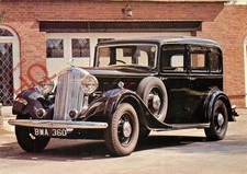 Picture Postcard:;VINTAGE CAR, 1936 HUMBER SNIPE
